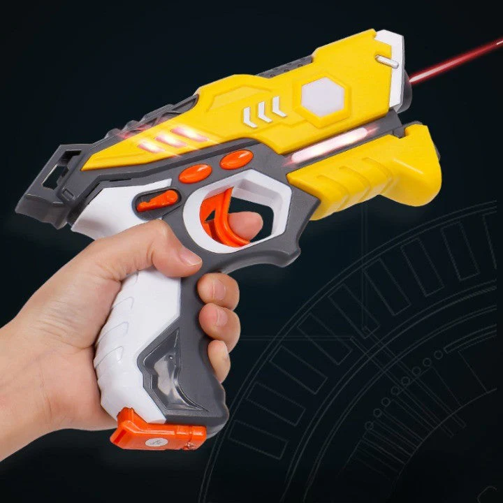 Realistic Sound Light Laser Lead Duel Toy Gun - Image 2