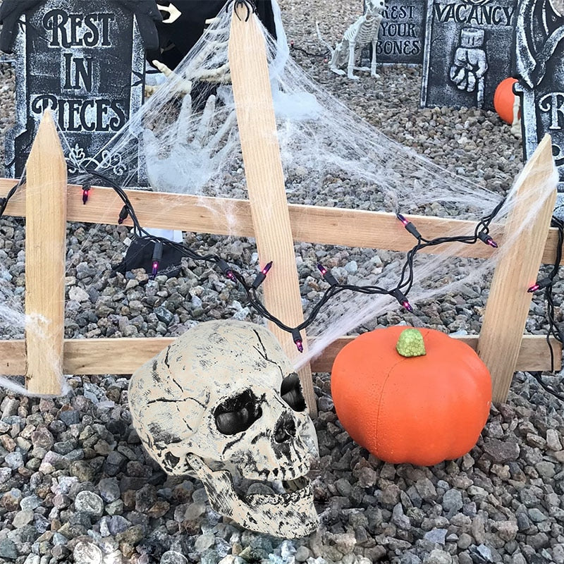 Realistic Zombie Skeleton Garden Halloween Decor - Image 6