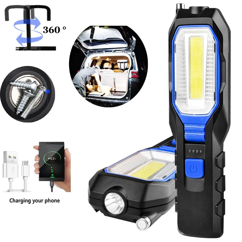 Rechargeable Camping LED Power Bank Flashlight - Image 6