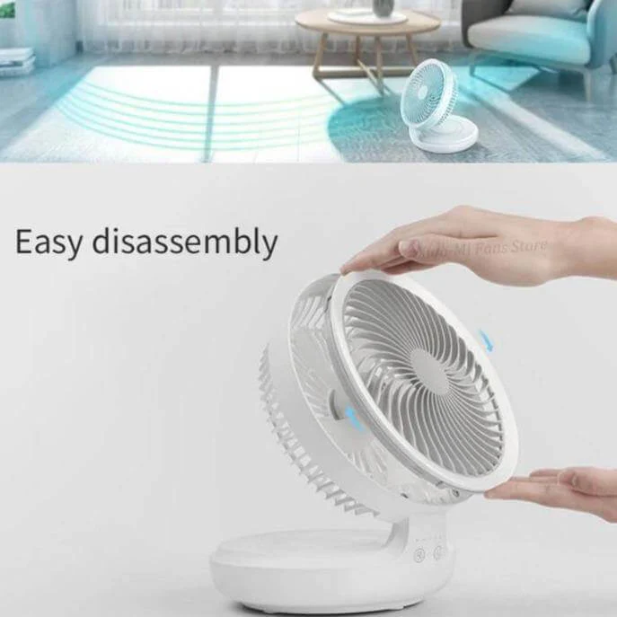 Rechargeable Foldable Wireless Fan Night lamp - Image 9