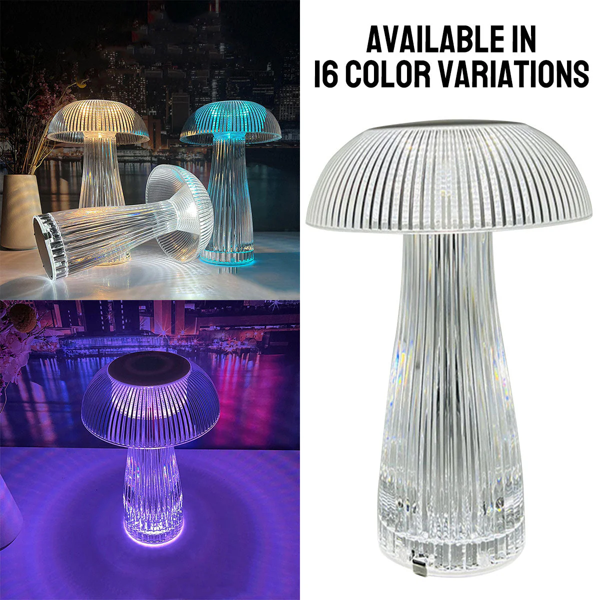 Rechargeable Led Mushroom Table Lamp - Image 5