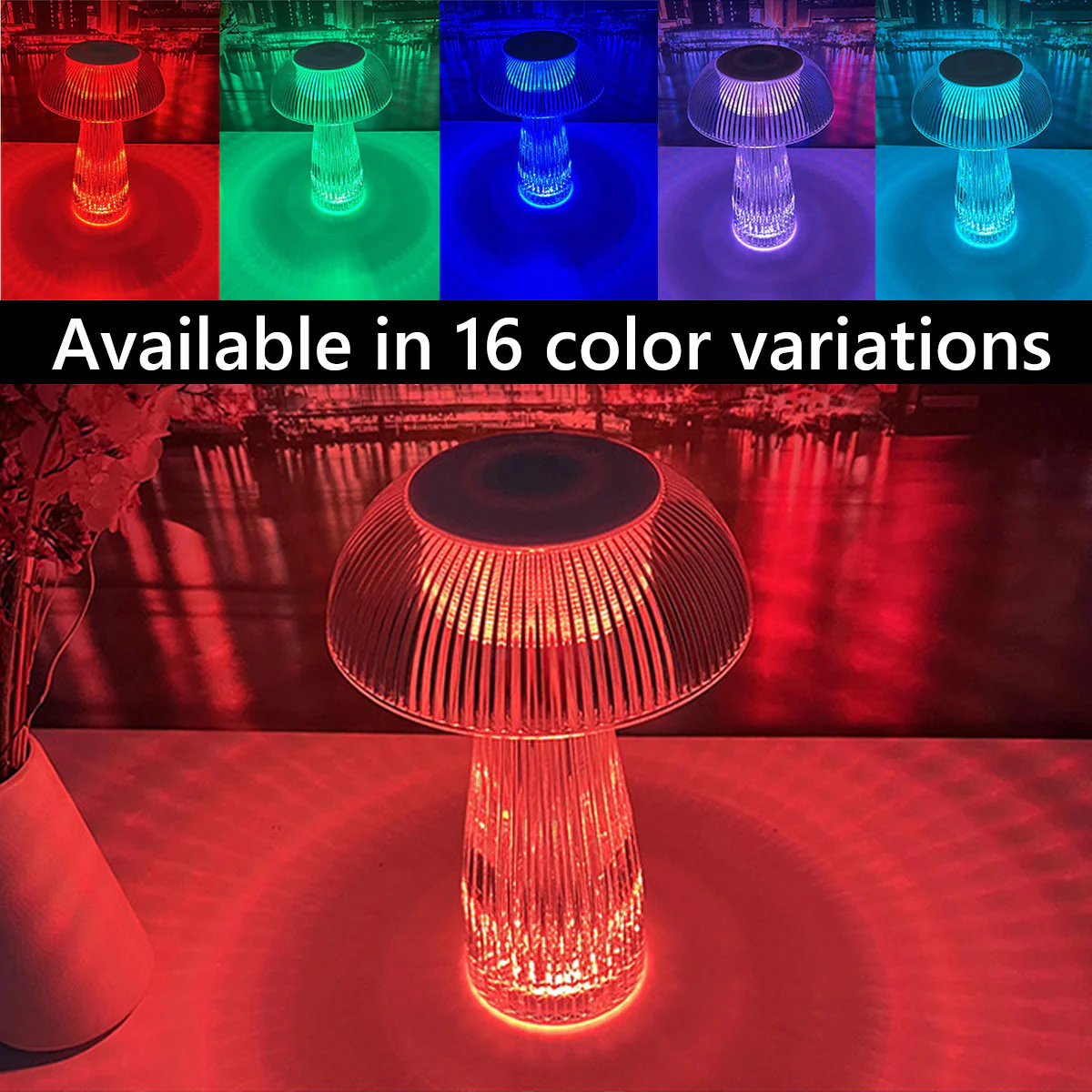 Rechargeable Led Mushroom Table Lamp - Image 6