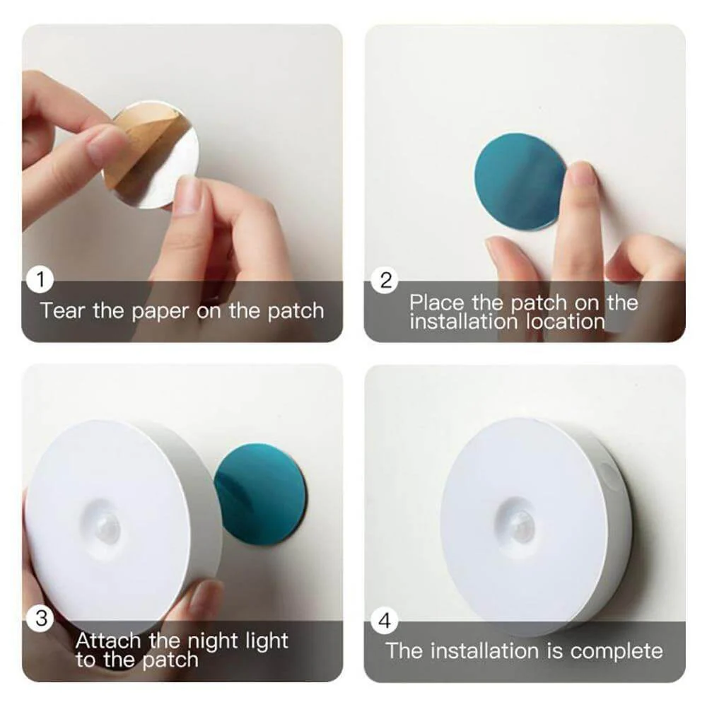 Rechargeable Motion Sensor LED USB Night Light - Image 5