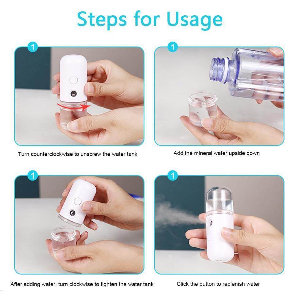 Rechargeable Nano Mist Face Humidifier - Image 2