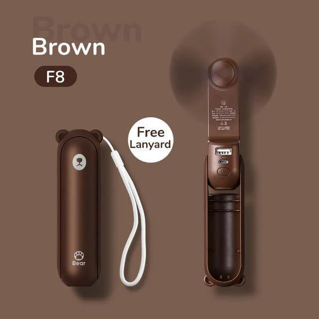Rechargeable Portable Handheld Foldable Mini Fan - Image 15