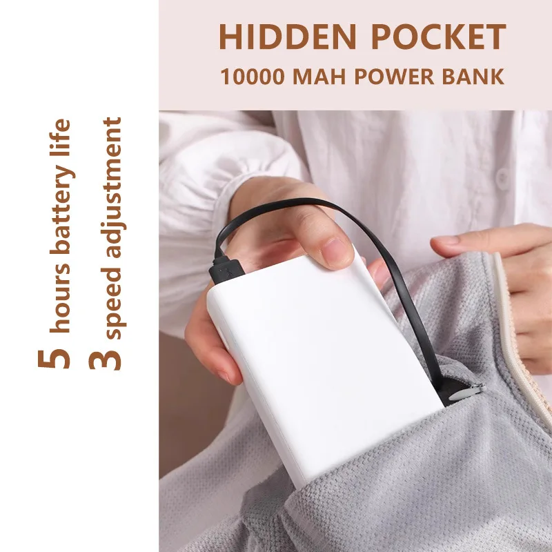 Rechargeable USB Winter Travel Heating Blanket - Image 4