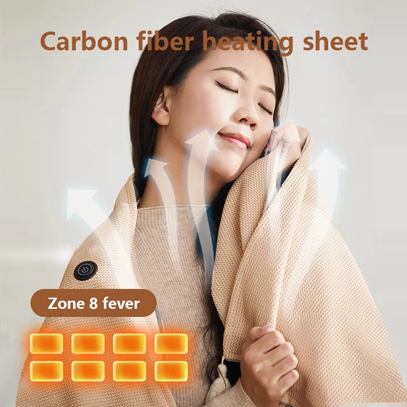 Rechargeable USB Winter Travel Heating Blanket - Image 5