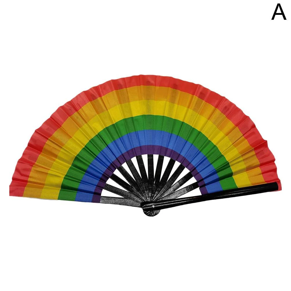 Reflective Japanese Style Folding Hand Fan - Image 11
