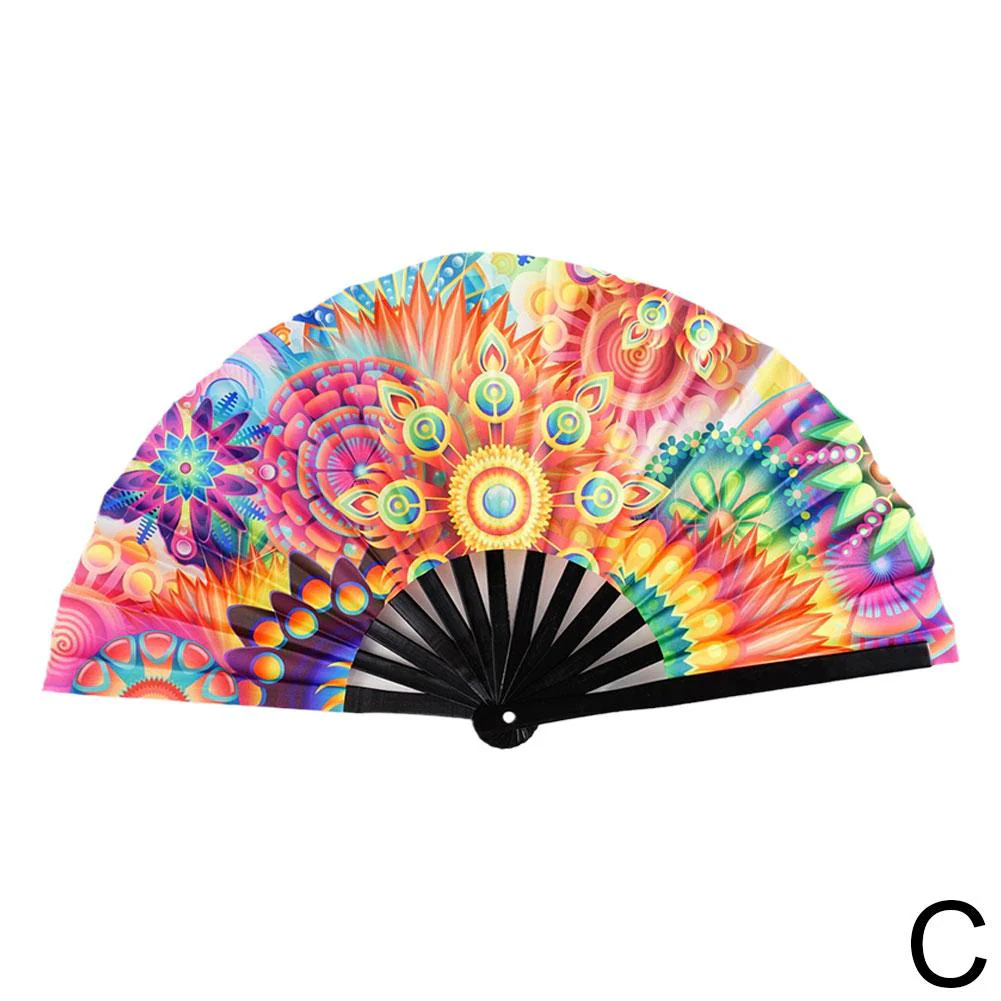 Reflective Japanese Style Folding Hand Fan - Image 13