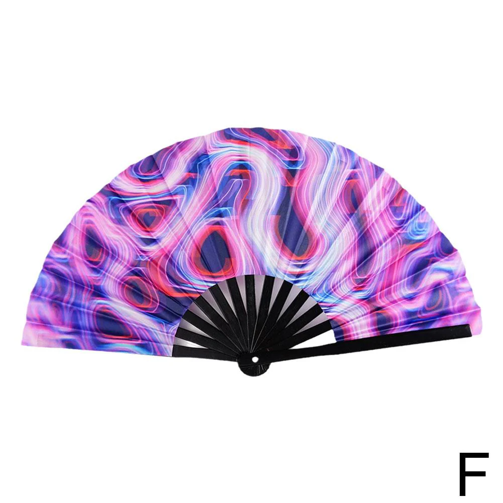 Reflective Japanese Style Folding Hand Fan - Image 7