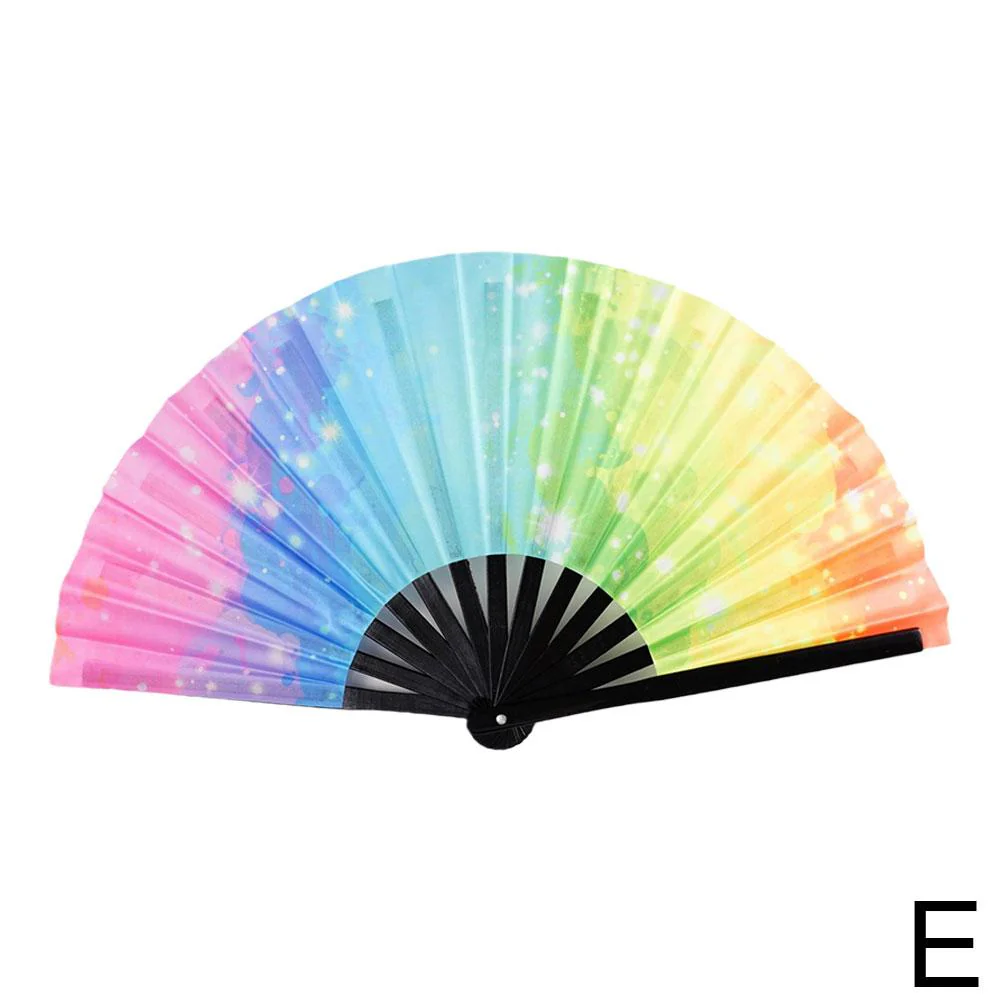Reflective Japanese Style Folding Hand Fan - Image 9