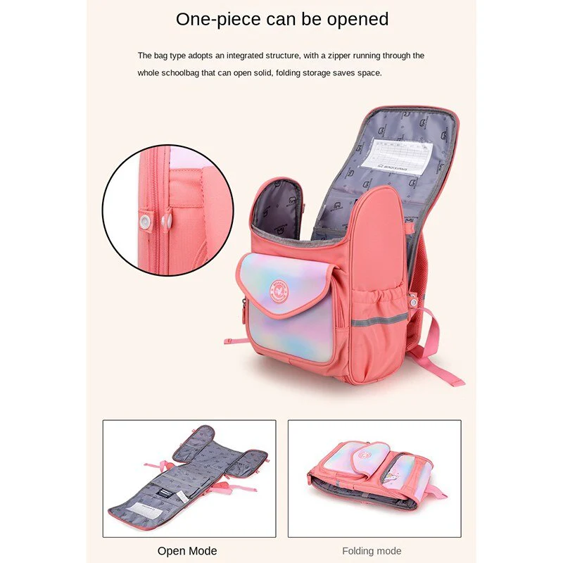Reflective Large Waterproof Kids School Bag - Image 4