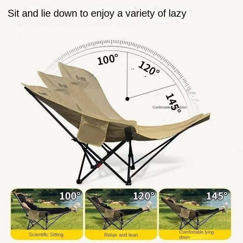 Relax Everywhere Reclining Outdoor Lounge Camping Chair - Image 4