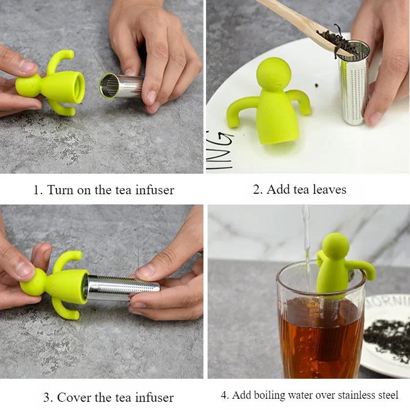 Relaxing Human Shape Tea Infuser - Image 4