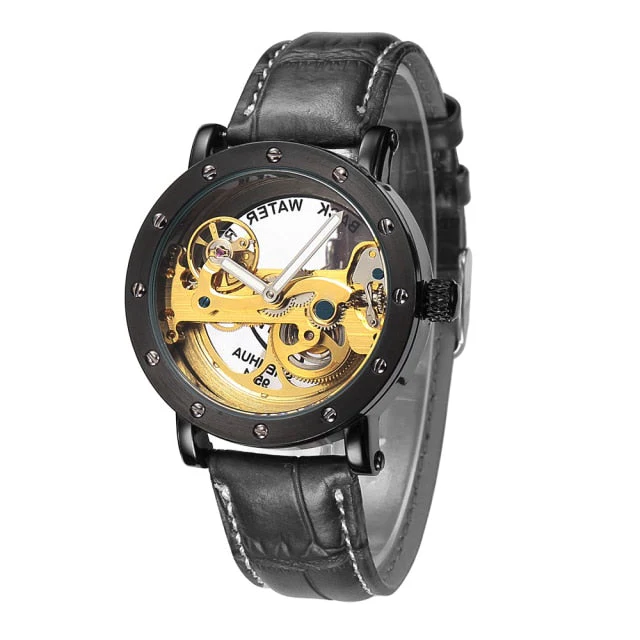Relogios Elegant Transparent Mechanical Men Watch - Image 4