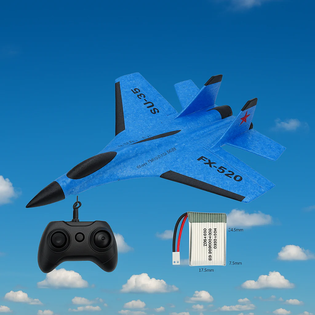 Remote Control Foam Fighter Airplane Toy - Image 10