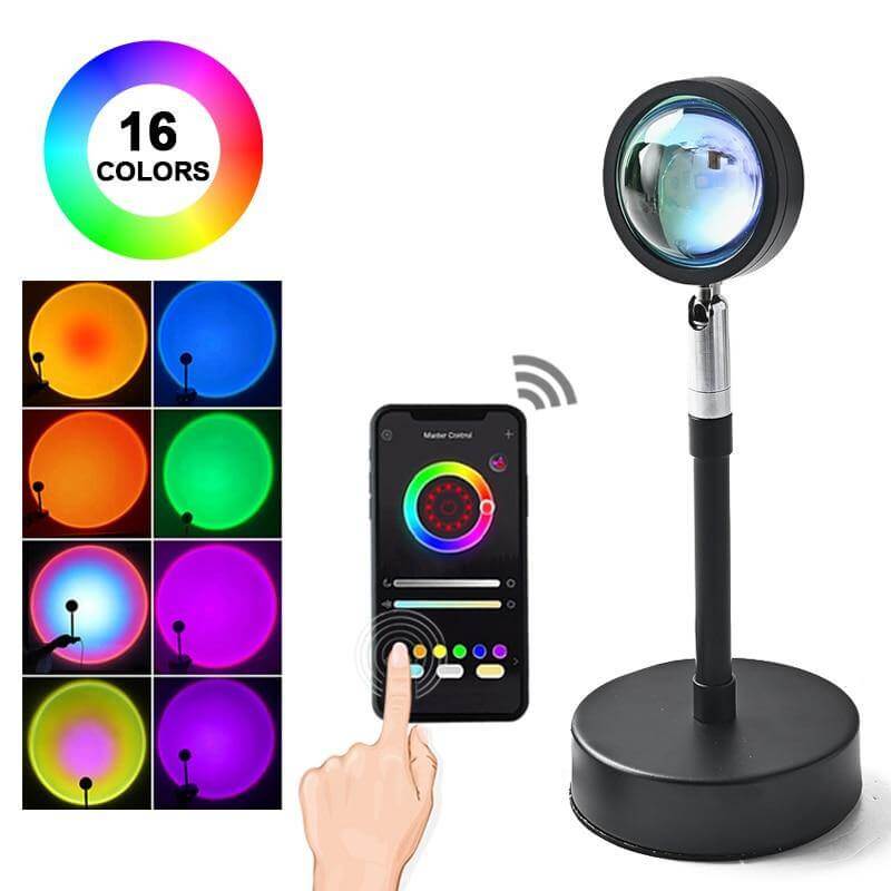 Remote Control Sunset Atmosphere LED Lamp - Image 4