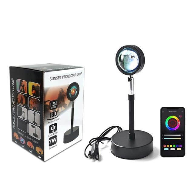 Remote Control Sunset Atmosphere LED Lamp - Image 7