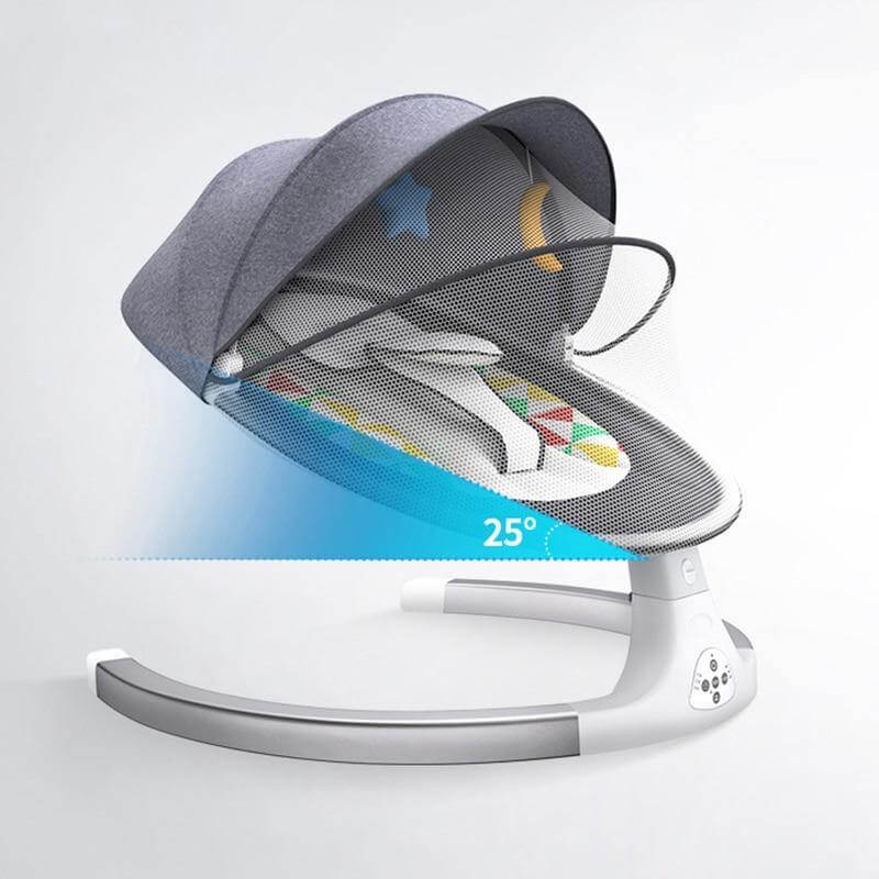 Remote Controlled Bluetooth Smart Baby Rocking Bouncer - Image 4