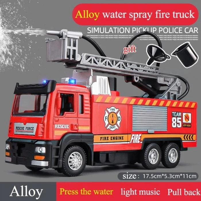 Rescue Mission Multifunctional Kids Large Fire Truck Toy - Image 10