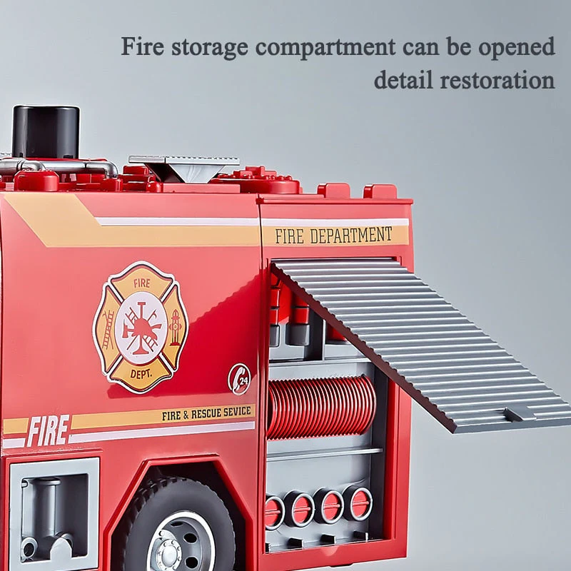 Rescue Mission Multifunctional Kids Large Fire Truck Toy - Image 3