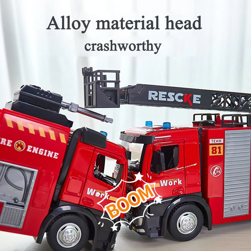 Rescue Mission Multifunctional Kids Large Fire Truck Toy - Image 4