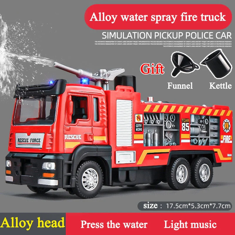 Rescue Mission Multifunctional Kids Large Fire Truck Toy - Image 6
