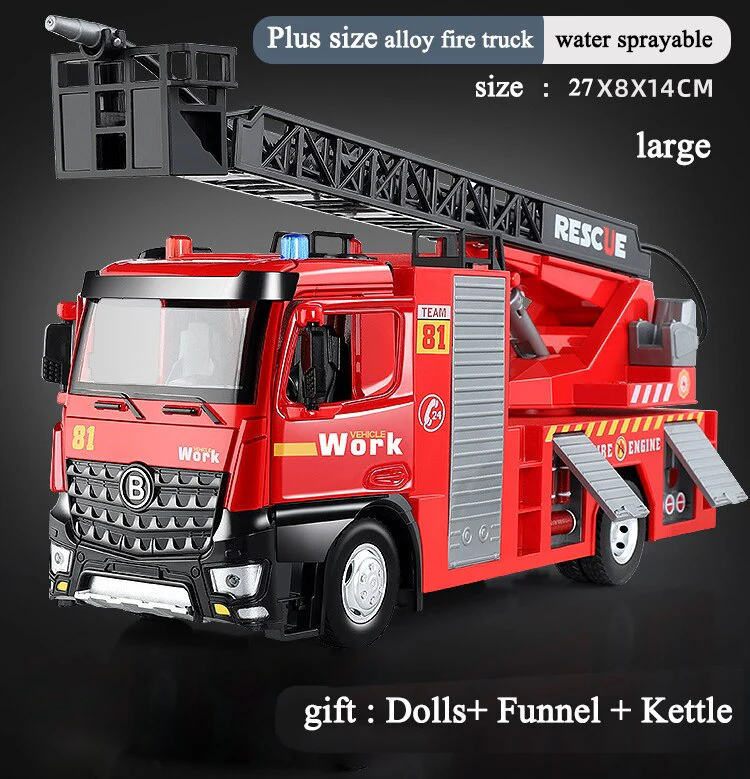 Rescue Mission Multifunctional Kids Large Fire Truck Toy - Image 7