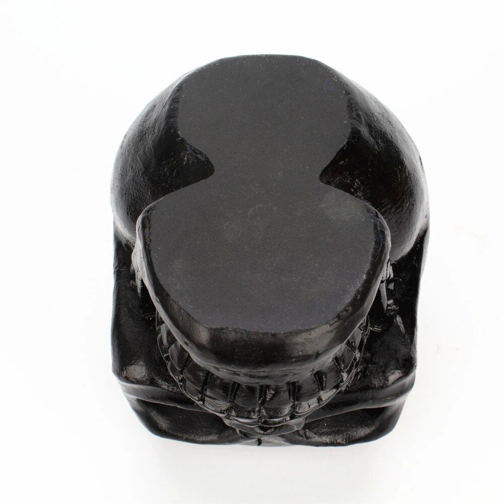 Resin Black Skull Makeup Organizer - Image 12