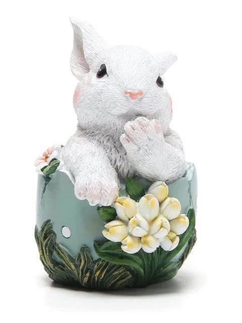 Resin Easter Bunny Eggs Decor - Image 5