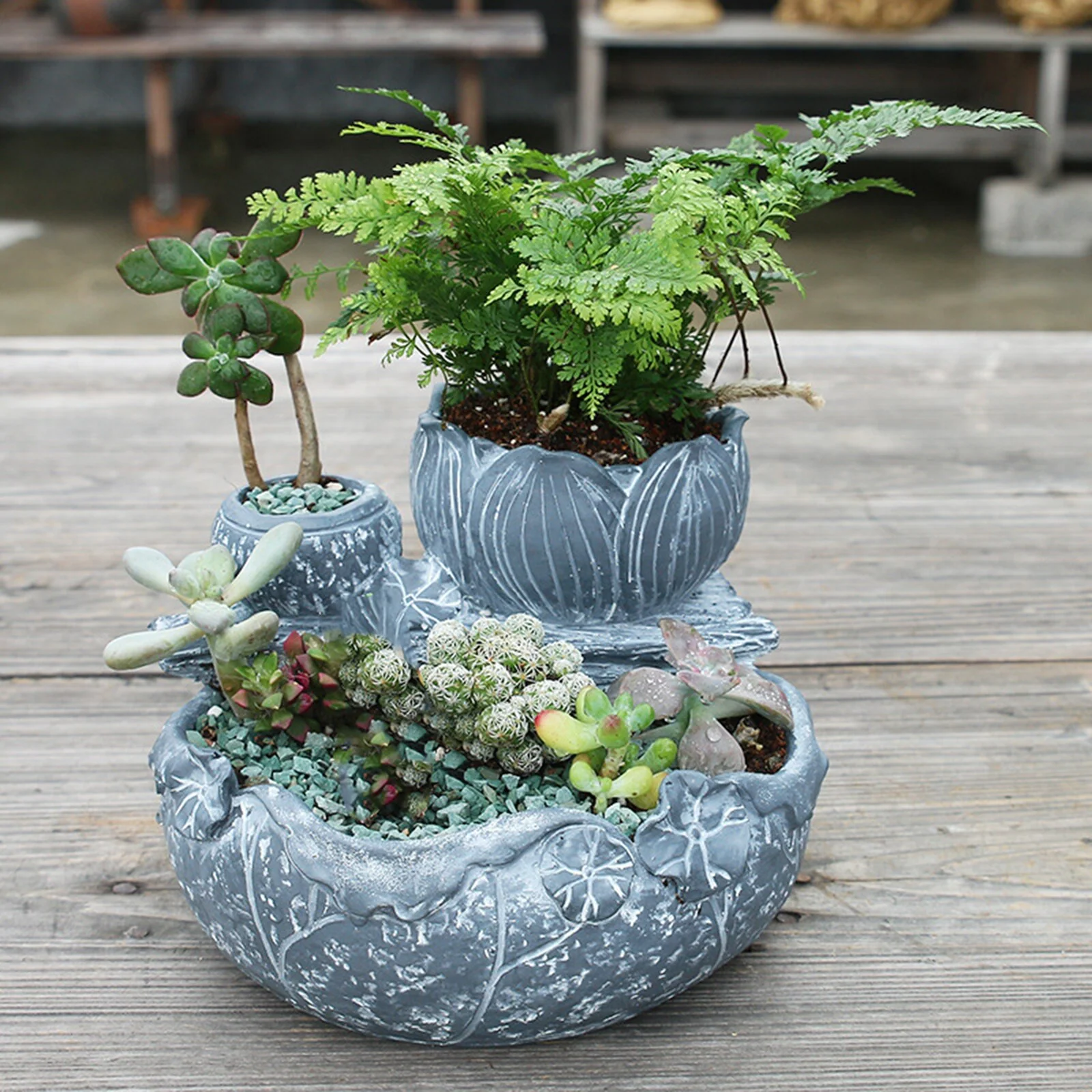Resin Tree Wood Table Vase - Image 7