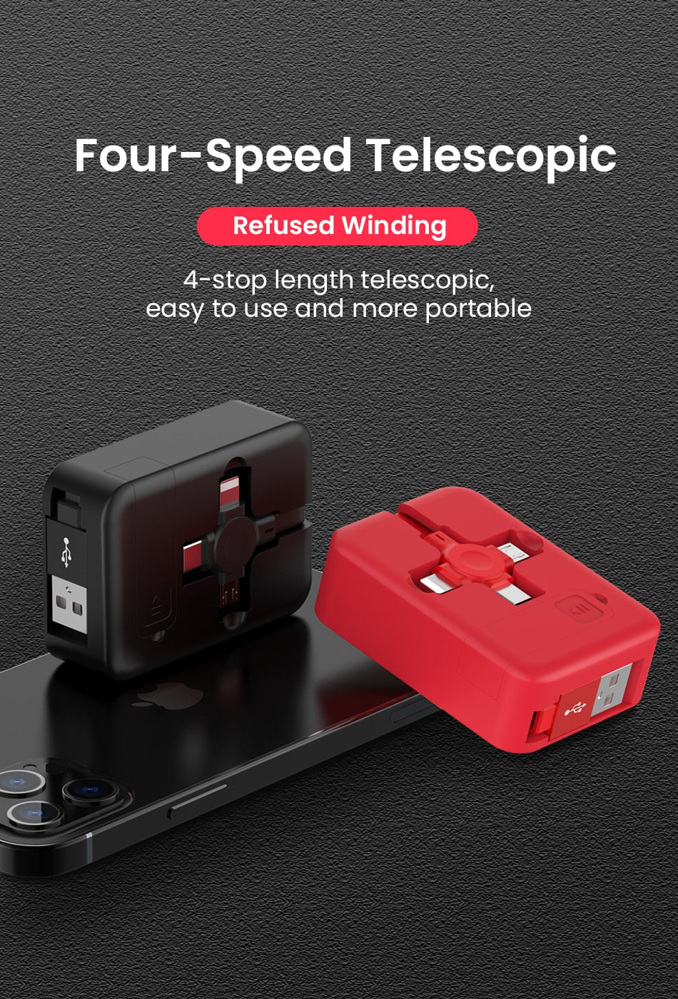 Retractable All in One Phone Charger - Image 3