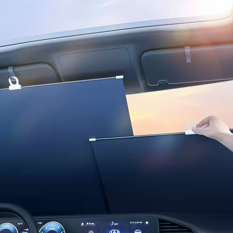 Retractable Anti-UV Light Car Windshield Sunshade - Image 3