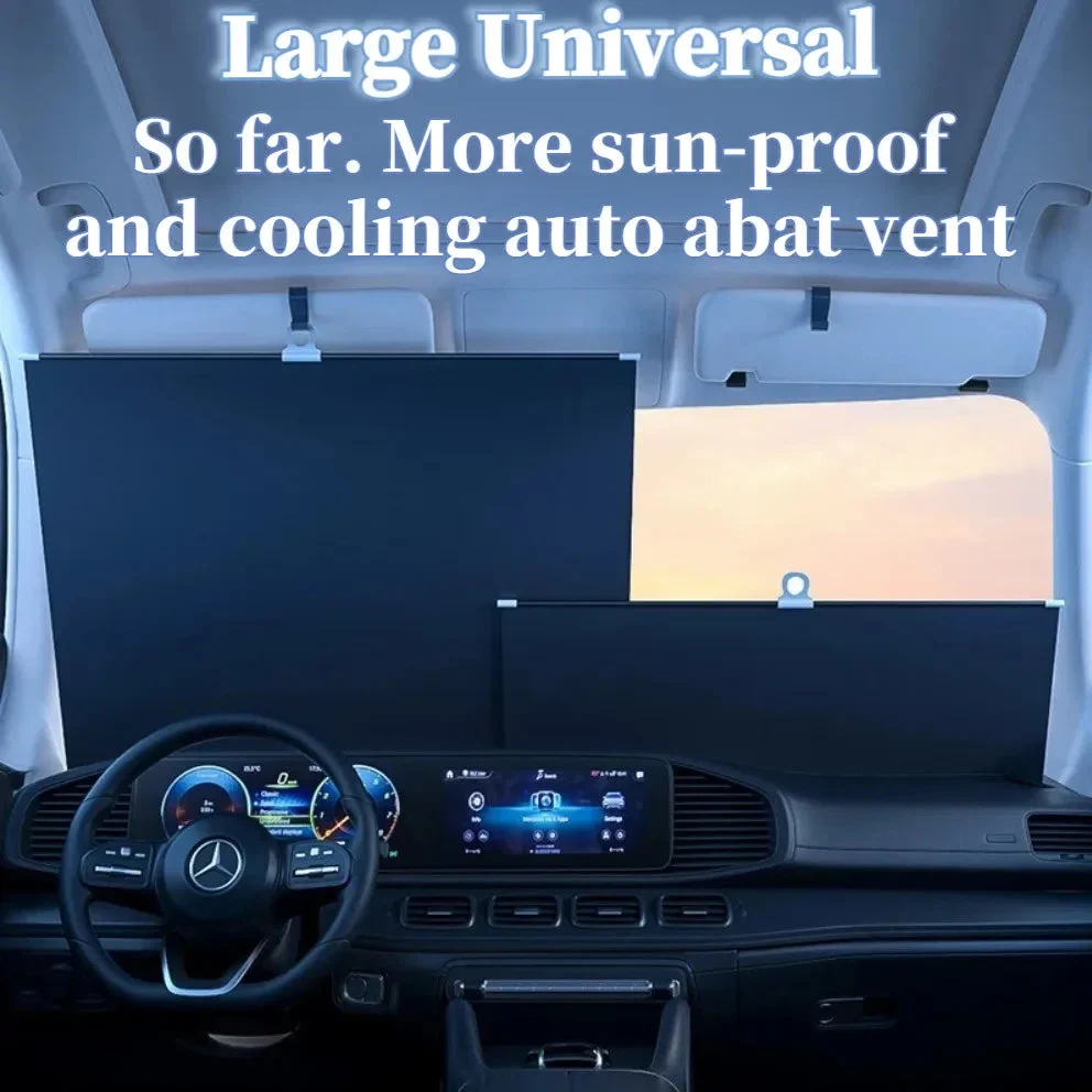 Retractable Anti-UV Light Car Windshield Sunshade - Image 6