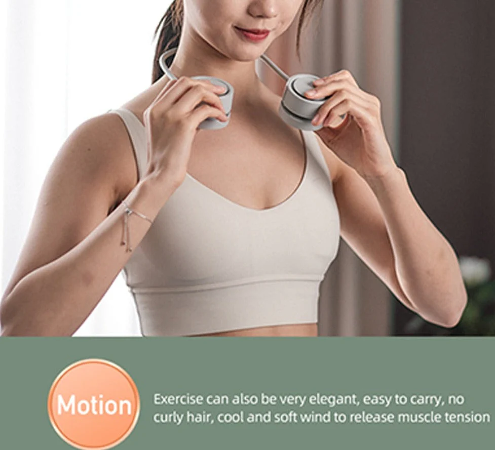Retractable Aroma Therapy Bladeless Neck Fan - Image 5