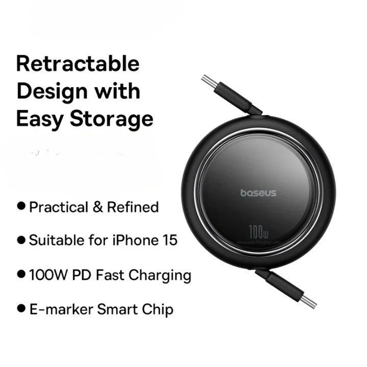 Retractable Compact Ultra Fast Charging Cable - Image 6