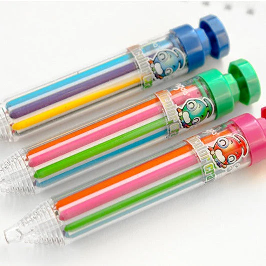 Retractable Kids Multi Coloring Pen - Image 4