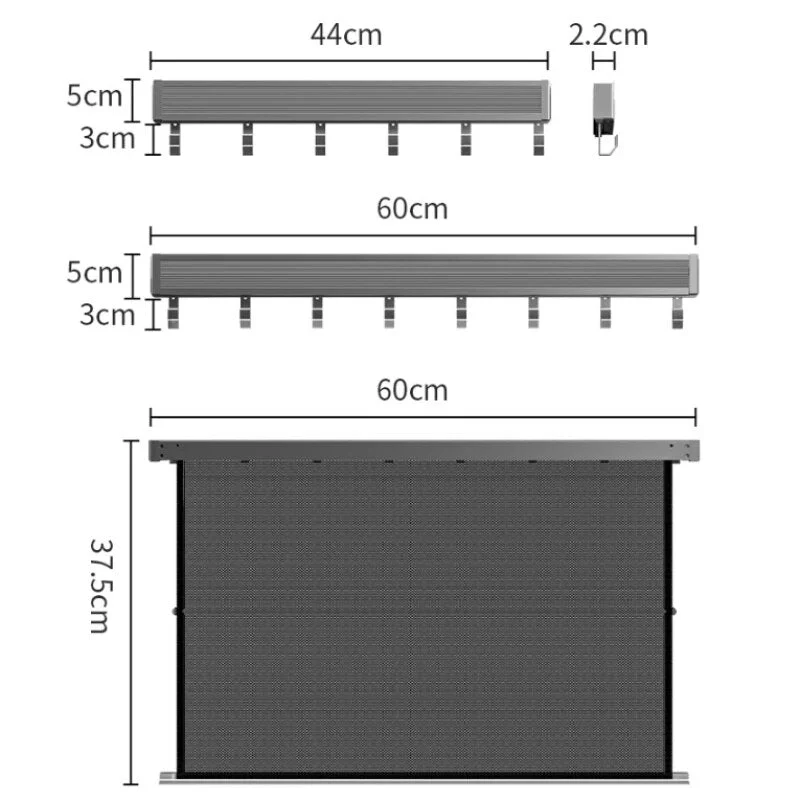 Retractable Laundry Organizer Net Rack - Image 6