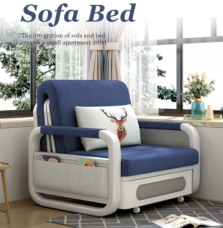 Retractable Minimalist Design Japanese Sofa Bed - Image 6