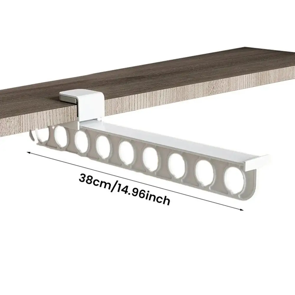 Retractable Wardrobe Rail Closet Organizer Hanger - Image 6