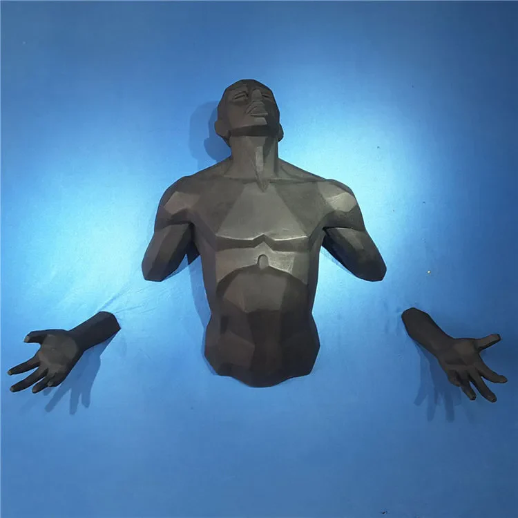 Retro Creative Enlightened Man Art Wall Decor - Image 14