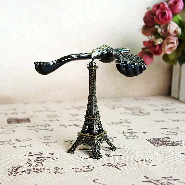 Retro Eagle Tower Balance Figurines - Image 5