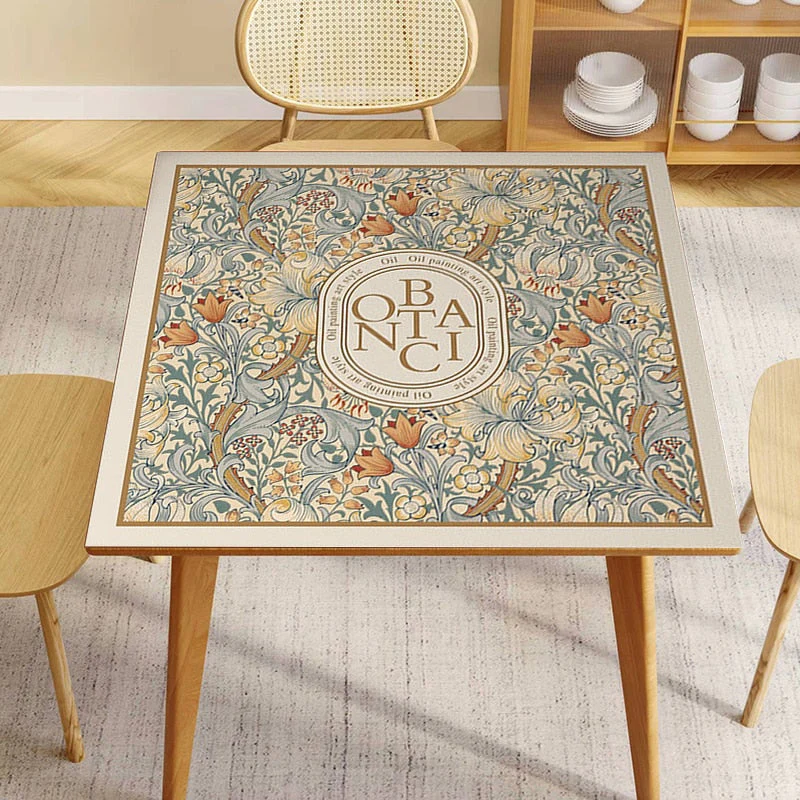Retro Floral Washing Machine Cover Drainer Mat - Image 4