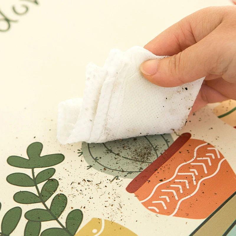 Retro Floral Washing Machine Cover Drainer Mat - Image 9