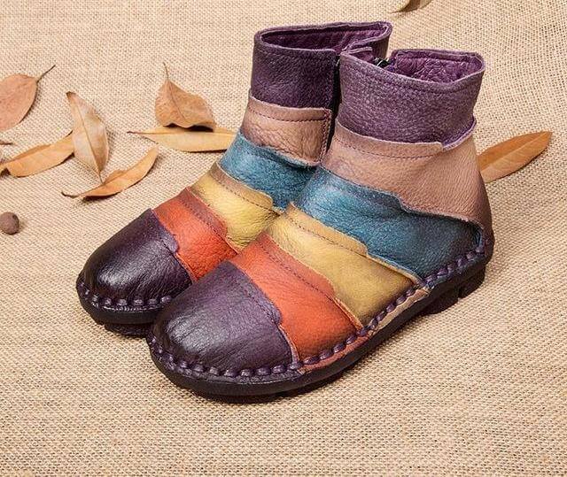 Retro Handmade Women Boots - Image 7