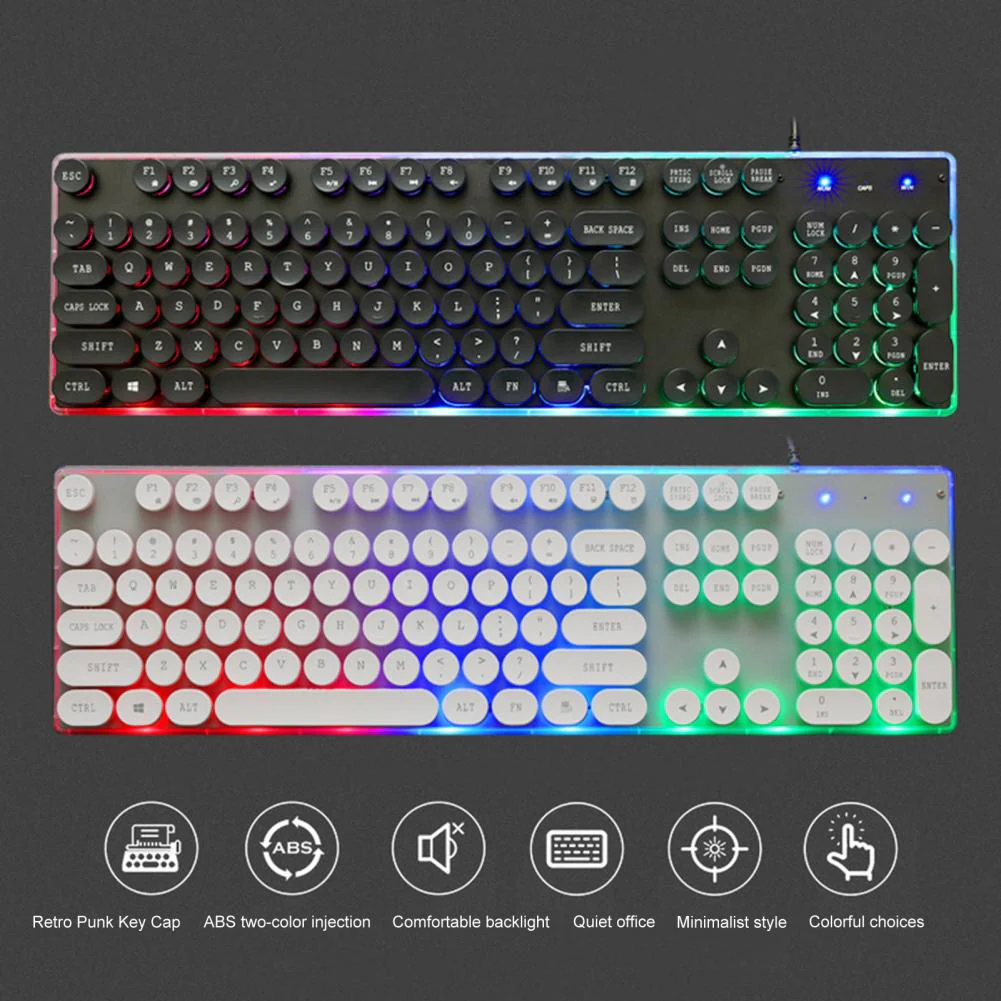 Retro Illuminated Keyboard - Image 2