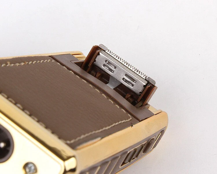 Retro Leather Travel Electric Shaver - Image 5