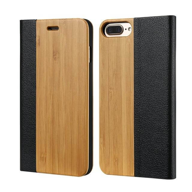 Retro Natural Real Bamboo Wood IPhone Cases - Image 2