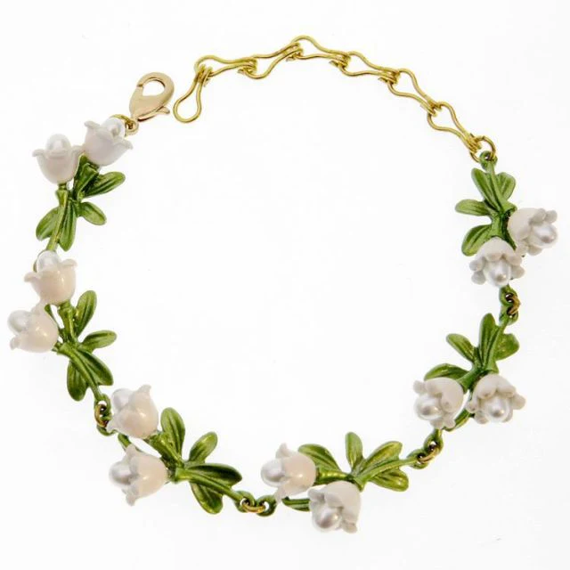 Retro Orchid Flower Bracelet - Image 13