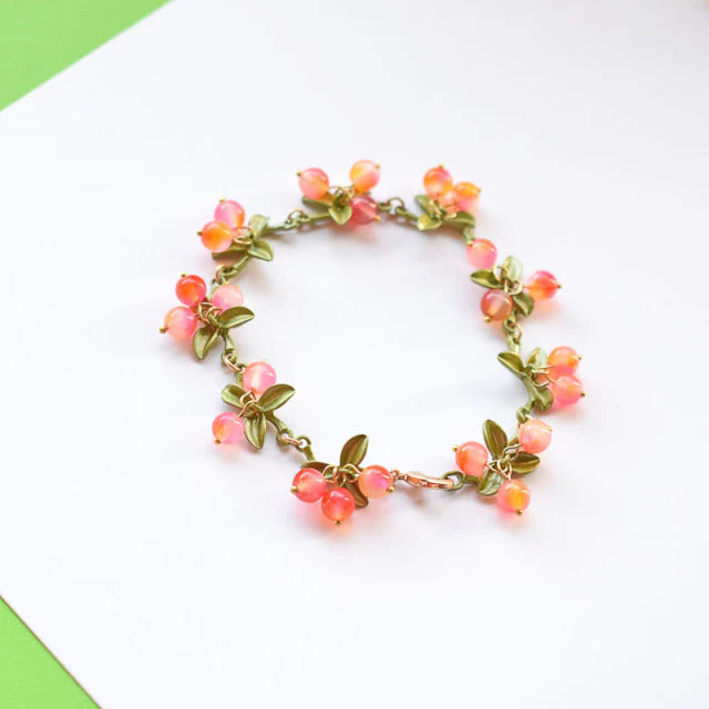 Retro Orchid Flower Bracelet - Image 17